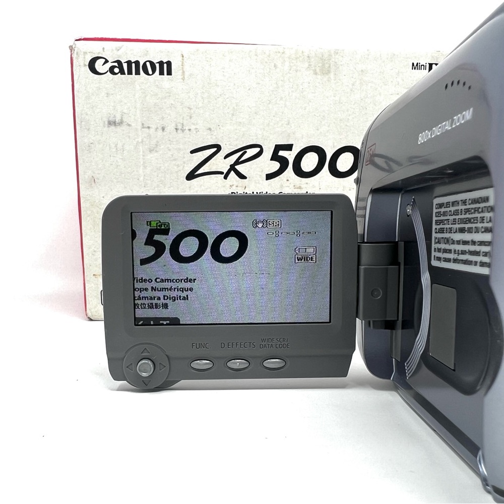 Canon ZR500 MiniDV Digital Video Camcorder Transfer Camera AS IS For Repair READ - Picture 11 of 13